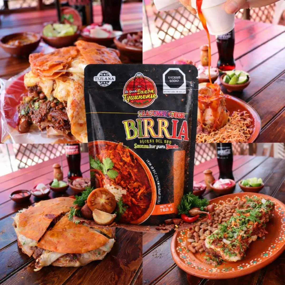 Gourmet Mexican Birria presentation plated for corporate buyers and restaurants