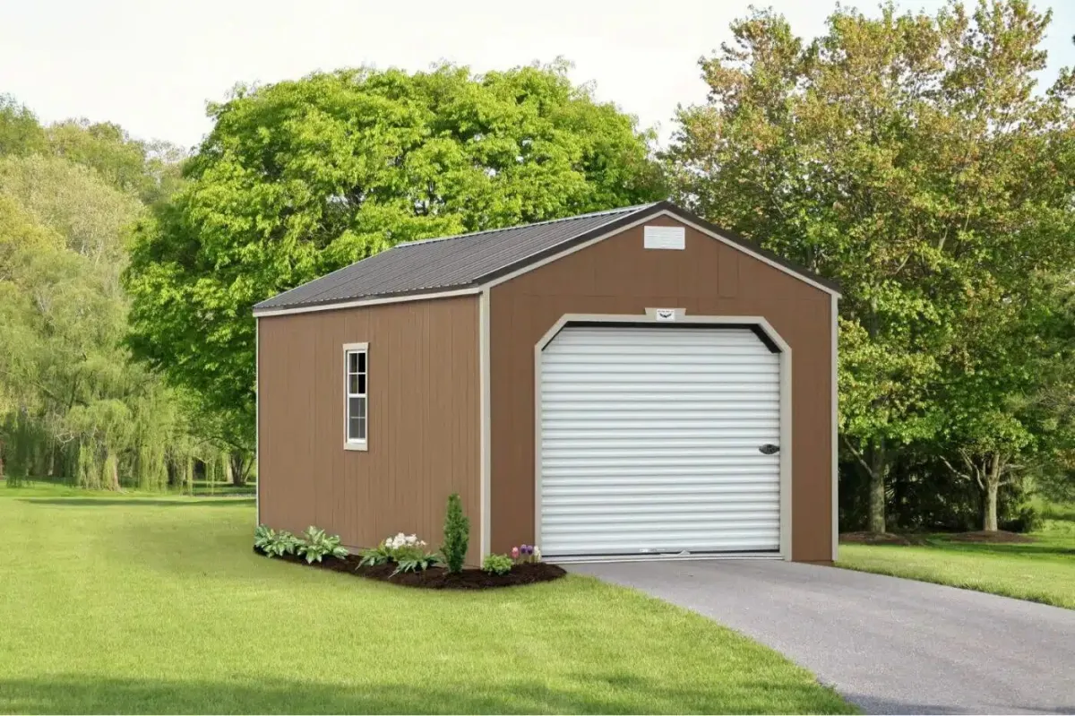 Custom-built wooden storage building available in Wynne AR