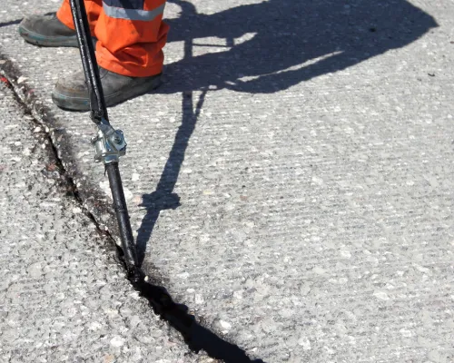 Hot Crack Sealing in Bucks County