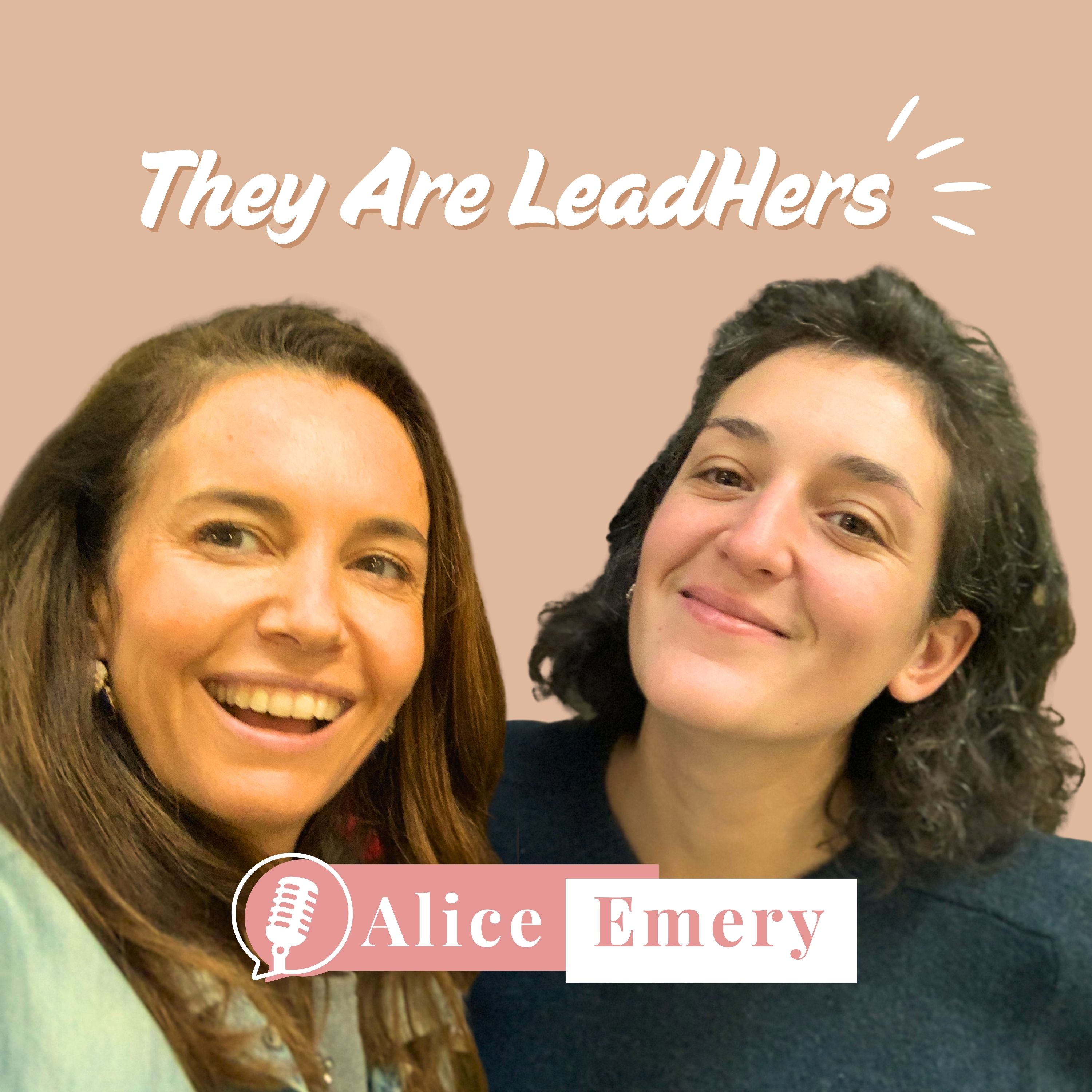 Alice Emery et Cécile Meunier lors de l'enregistrement du odcast TogetherWomenRise