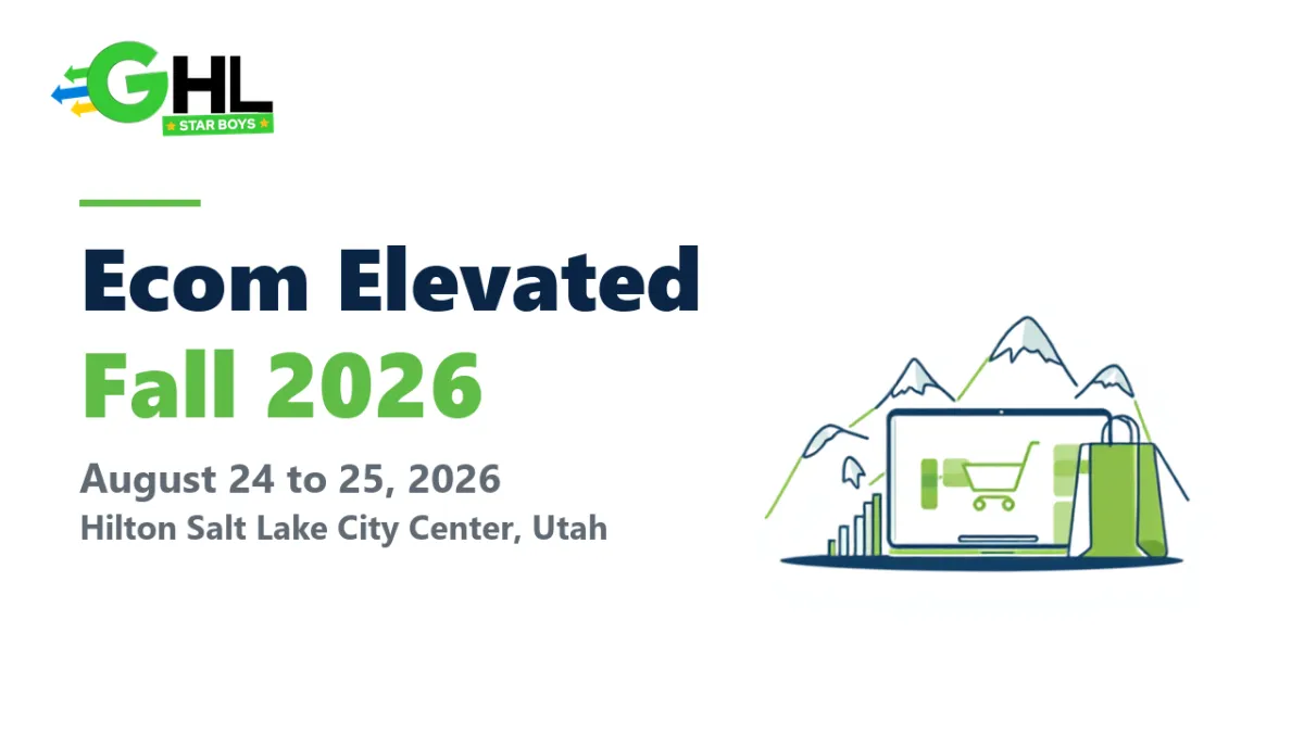 Ecom Elevated Fall 2026 ecommerce conference on August 24 to 25 at the Hilton Salt Lake City Center, Utah