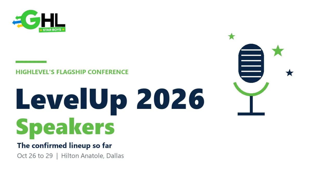 LevelUp 2026 speakers cover: the confirmed lineup for the October 26 to 29 Dallas conference