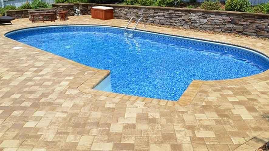 Maryland Heights Concrete builds pool decks.