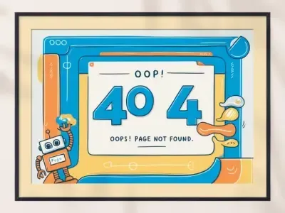 BuiltwithSWAS | 404 error illustration for mobile