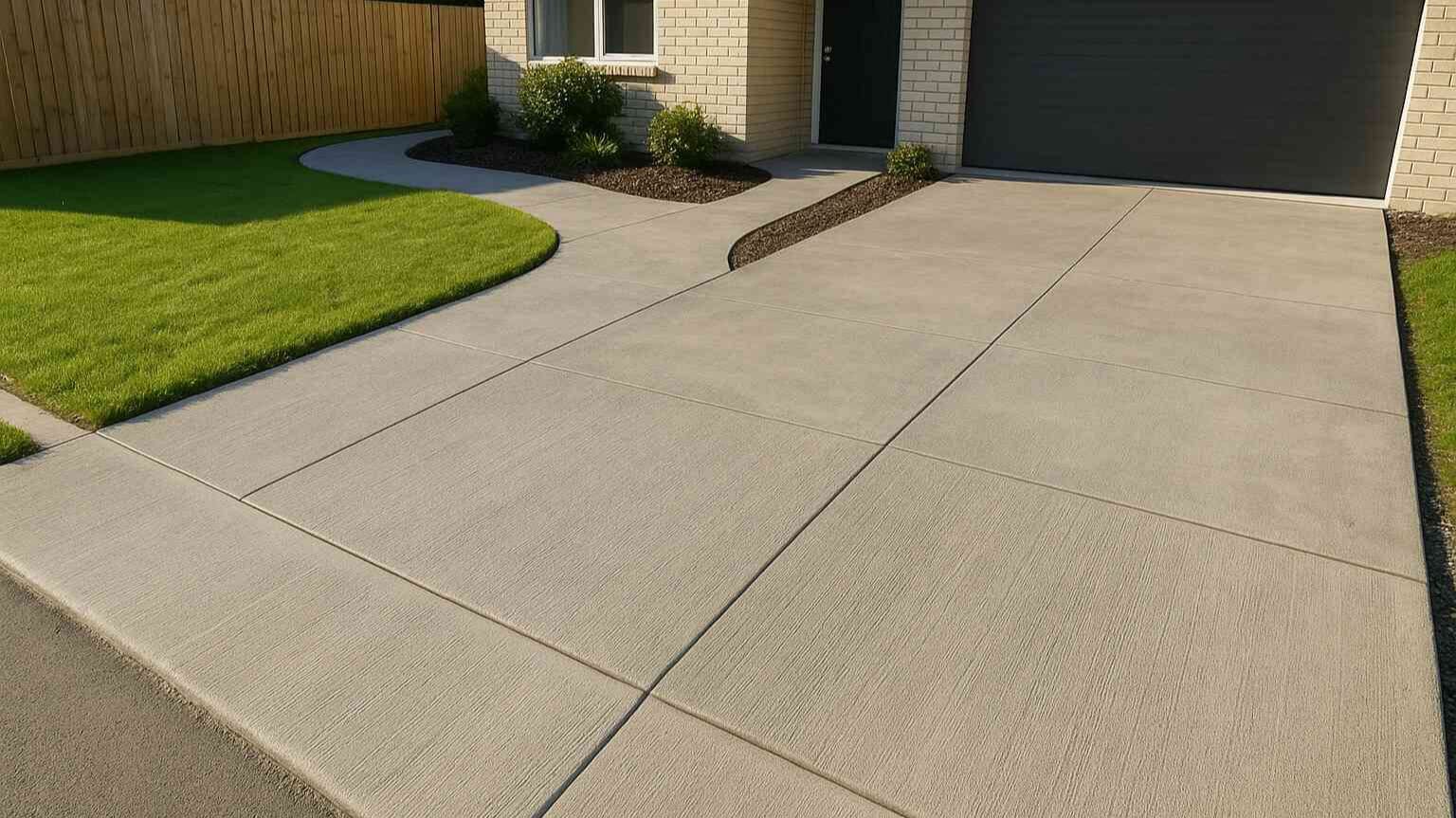 Concrete driveways Riccarton
