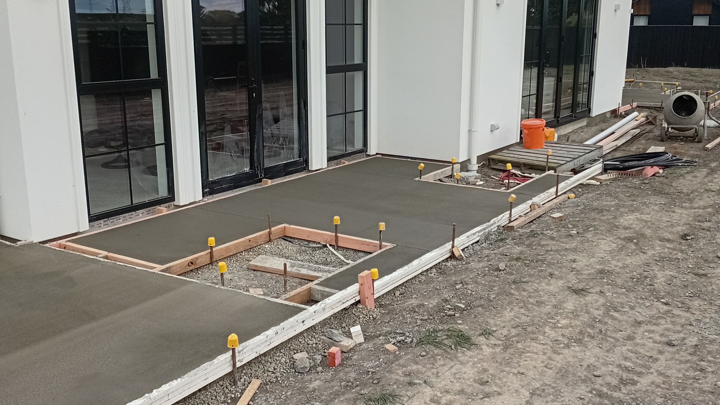 Concrete steps and kerbing Christchurch