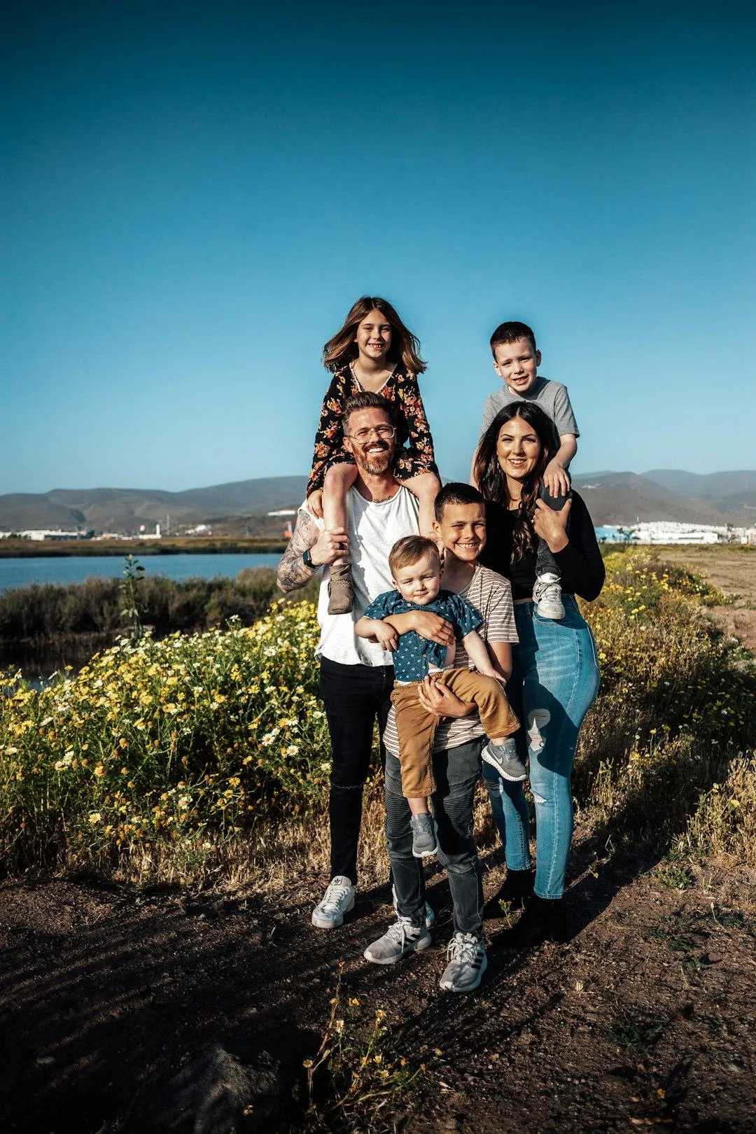 Foto de familia feliz