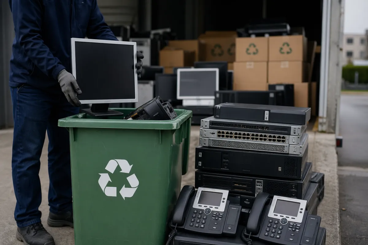 How Commercial Buildings Can Responsibly Dispose of Outdated Technology  