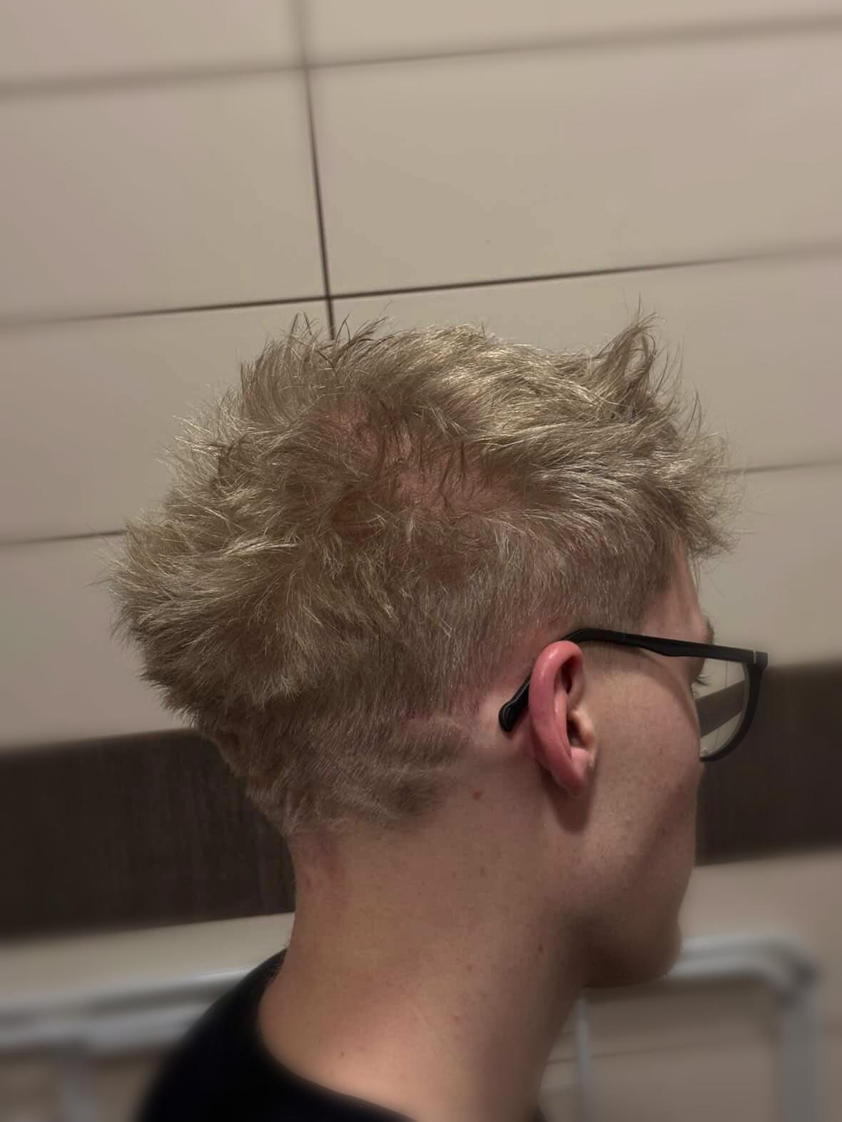 Detail přechodu a kontur - ukázka