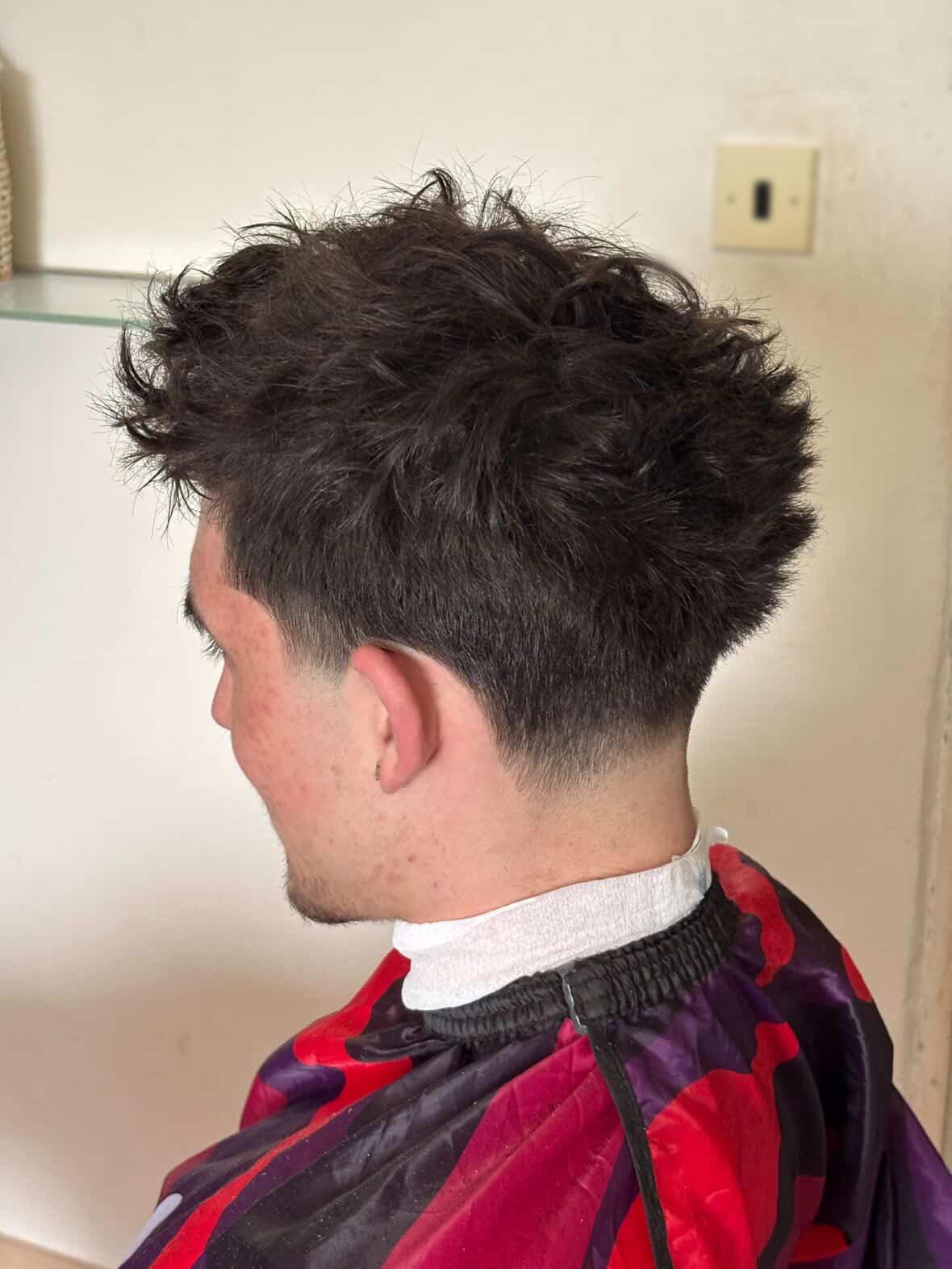 Skin fade střih - ukázka