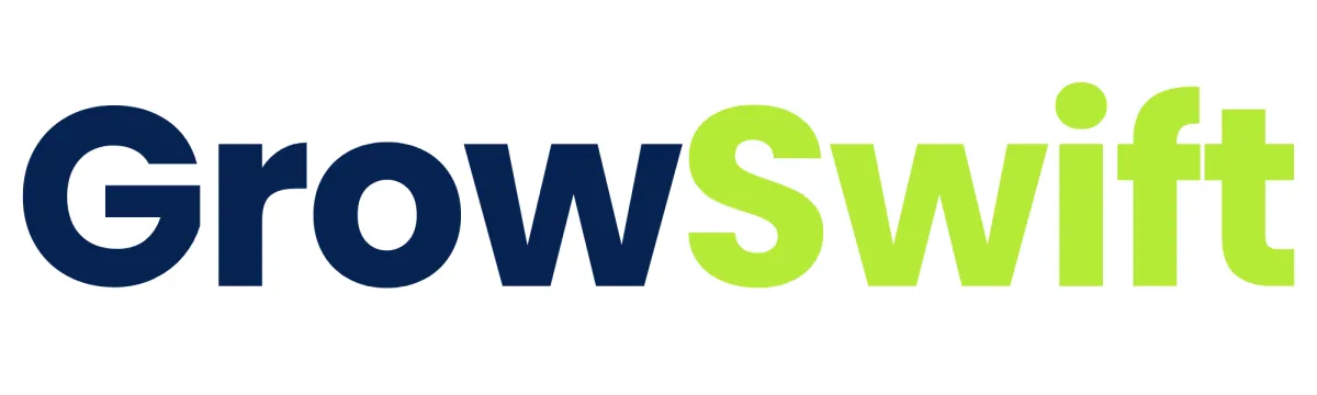 GrowSwift logo – all‑in‑one business growth platform
