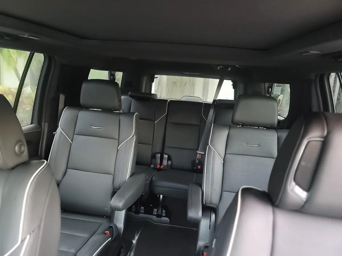 red and yellow paper bag inside vehicle