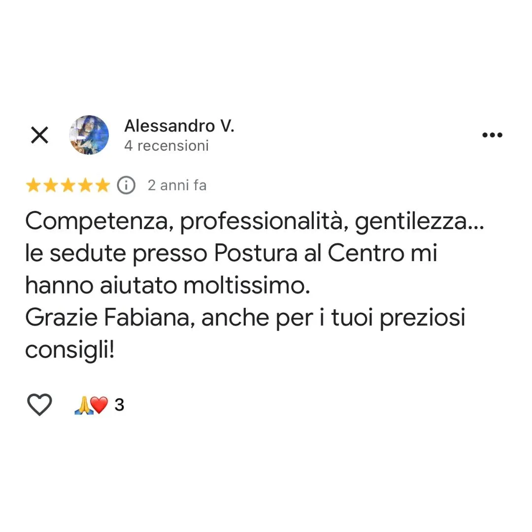 recensione 1 Osteopata a Cosenza Fabiana Casella
