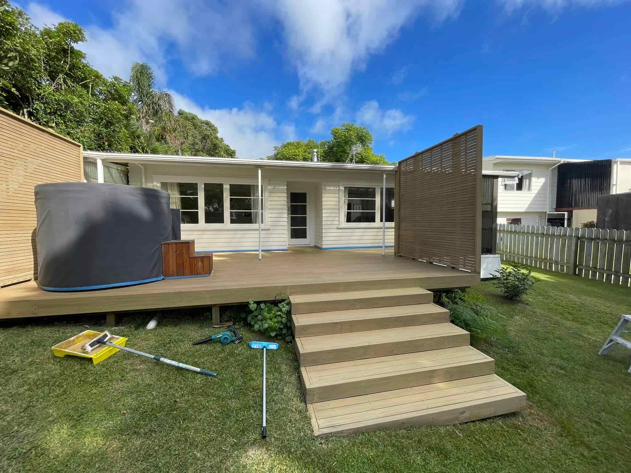 deck painting and staining langs beach