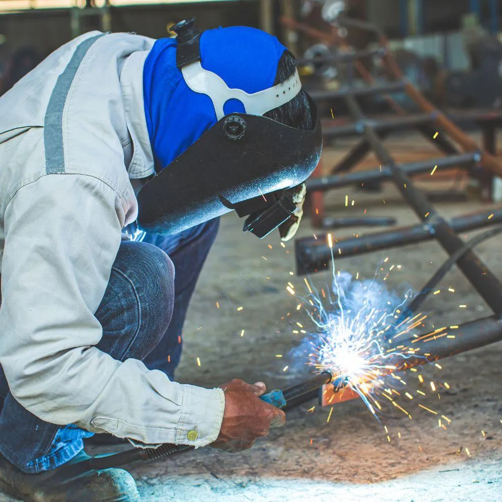 Or contractor doing welding work on site