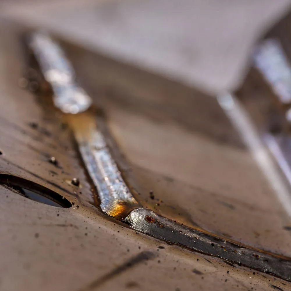 a welding up close