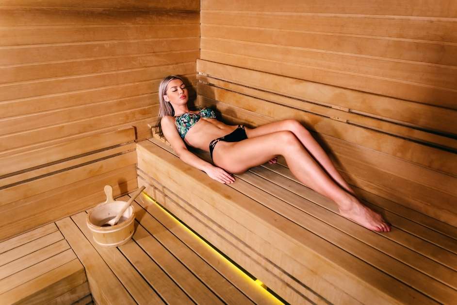 Custom sauna interior Kansas City