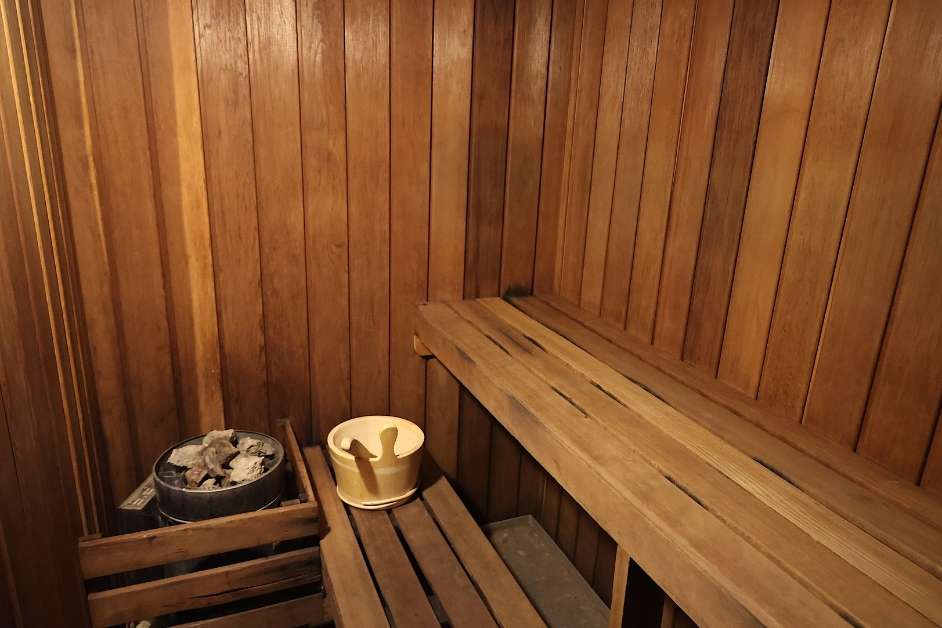 Indoor custom sauna Kansas City