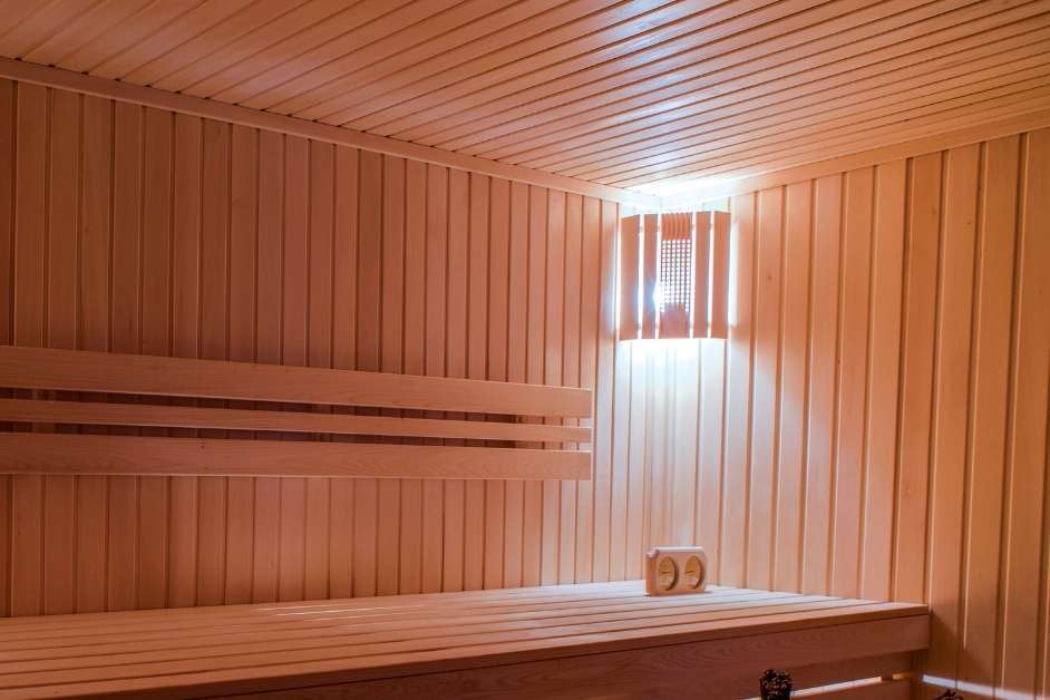 Custom indoor sauna installation in Asheville home