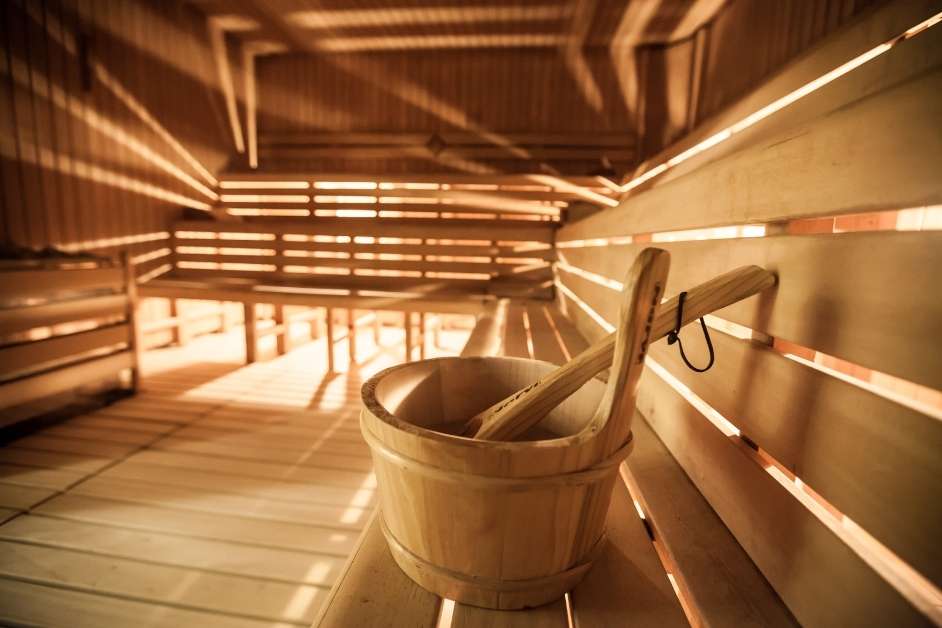 Custom indoor sauna installation for a Hollywood property