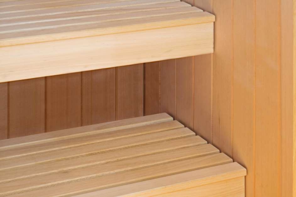 Custom indoor sauna built in Raleigh NC