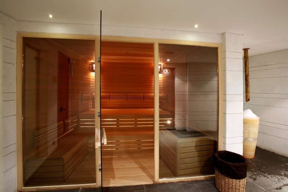 Custom indoor sauna installation for a Long Beach property