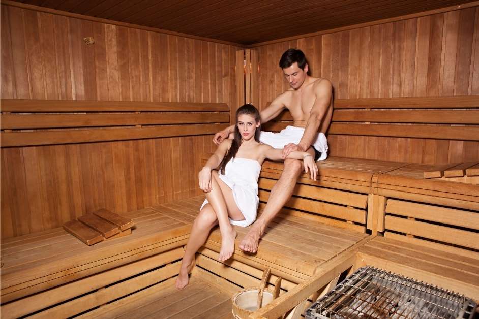 Custom sauna installation in Asheville home