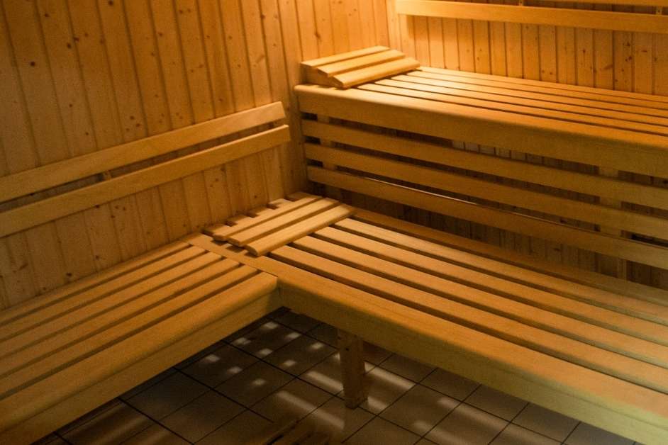 Custom indoor sauna built in Richmond VA home