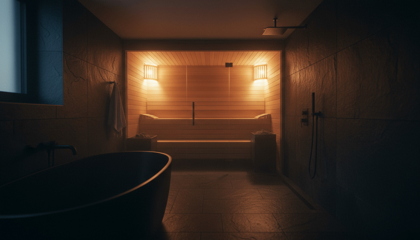 Custom sauna built and installed in Cincinnati Ohio