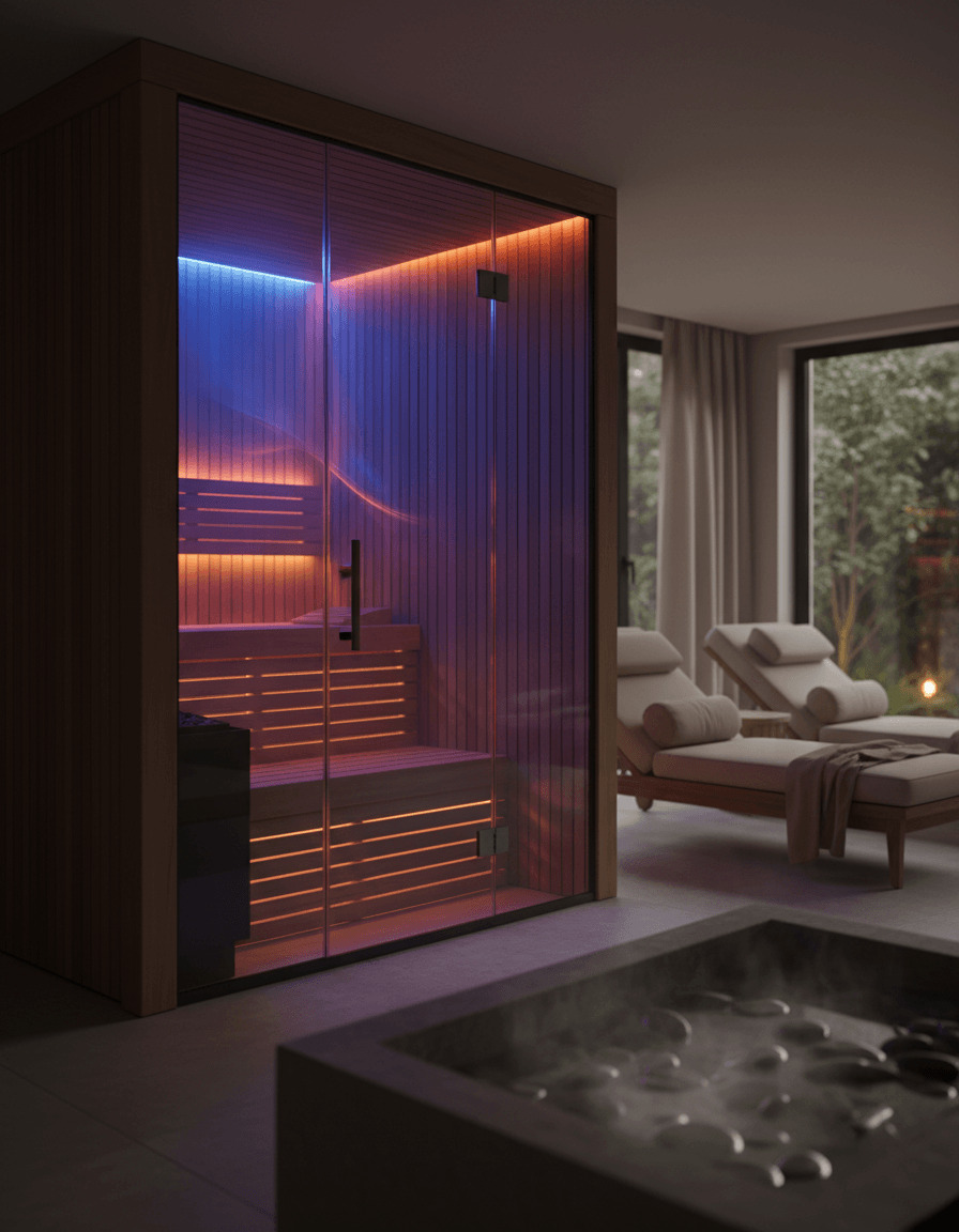 Infrared sauna installation in Asheville