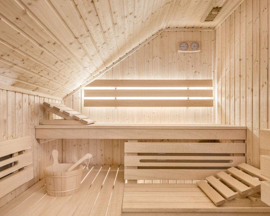 Pre-built sauna installation service in Asheville