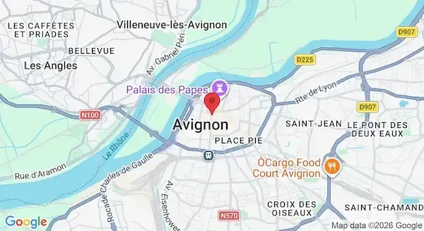 Plan d'accès de l'agence Vendez Votre Bien à Avignon