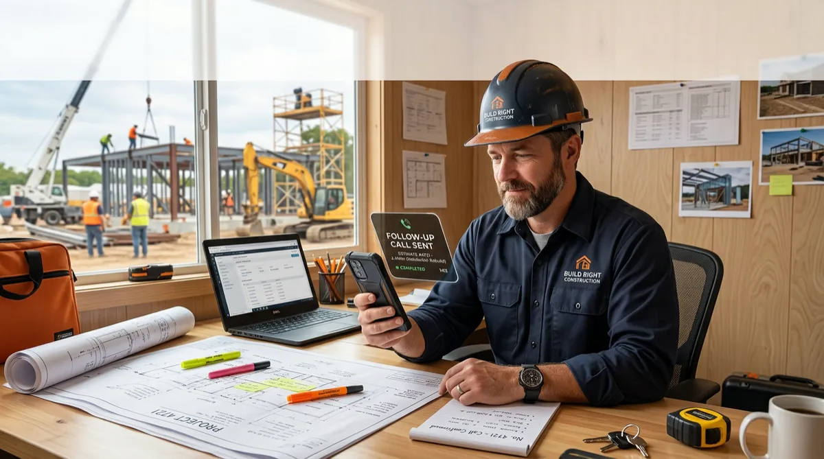 You Sent the Estimate. Now What? How AI Follow-Up Calls Help Contractors Close 30–50% More Jobs