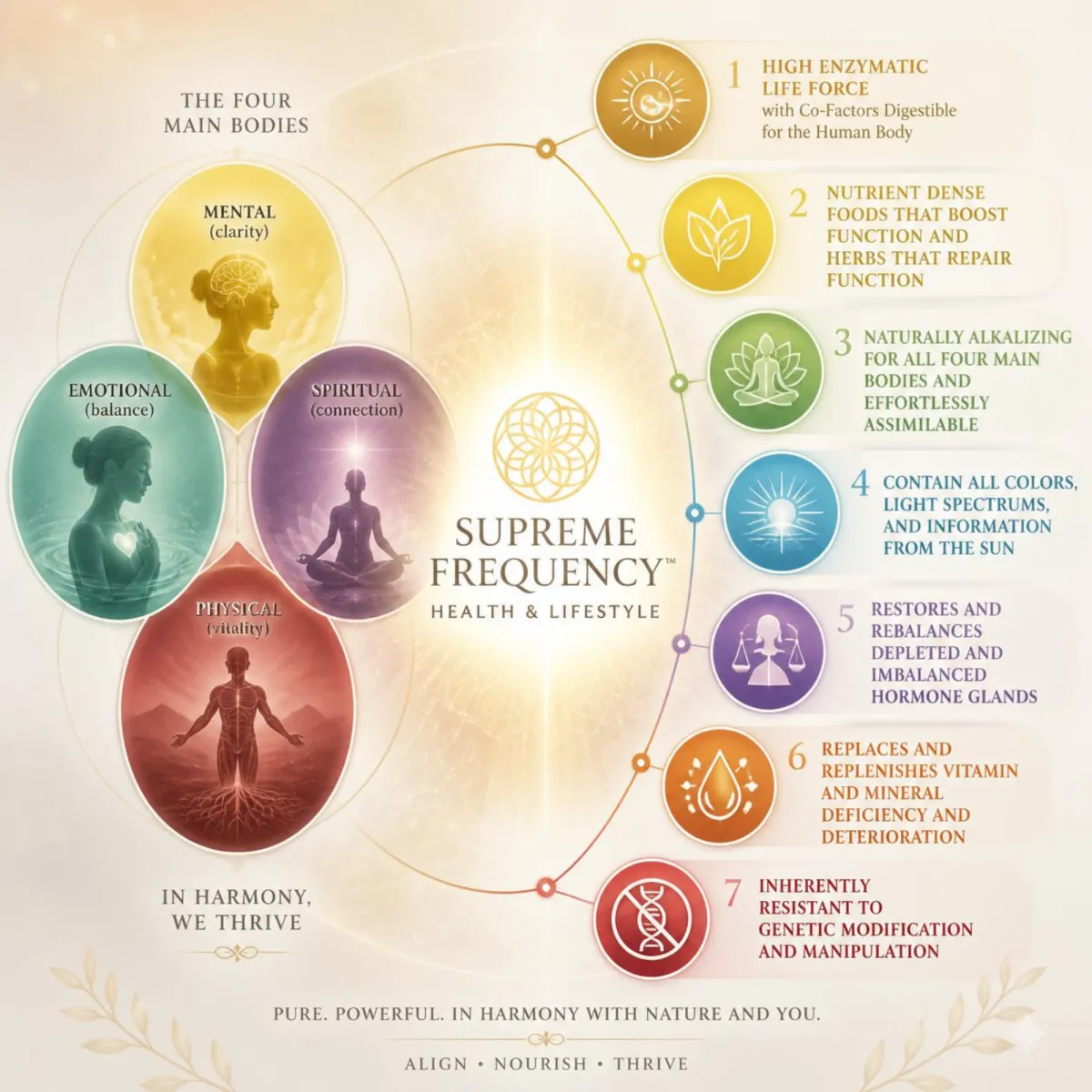 The 7 Key Components of The Supreme Frequency™ Lifestyle