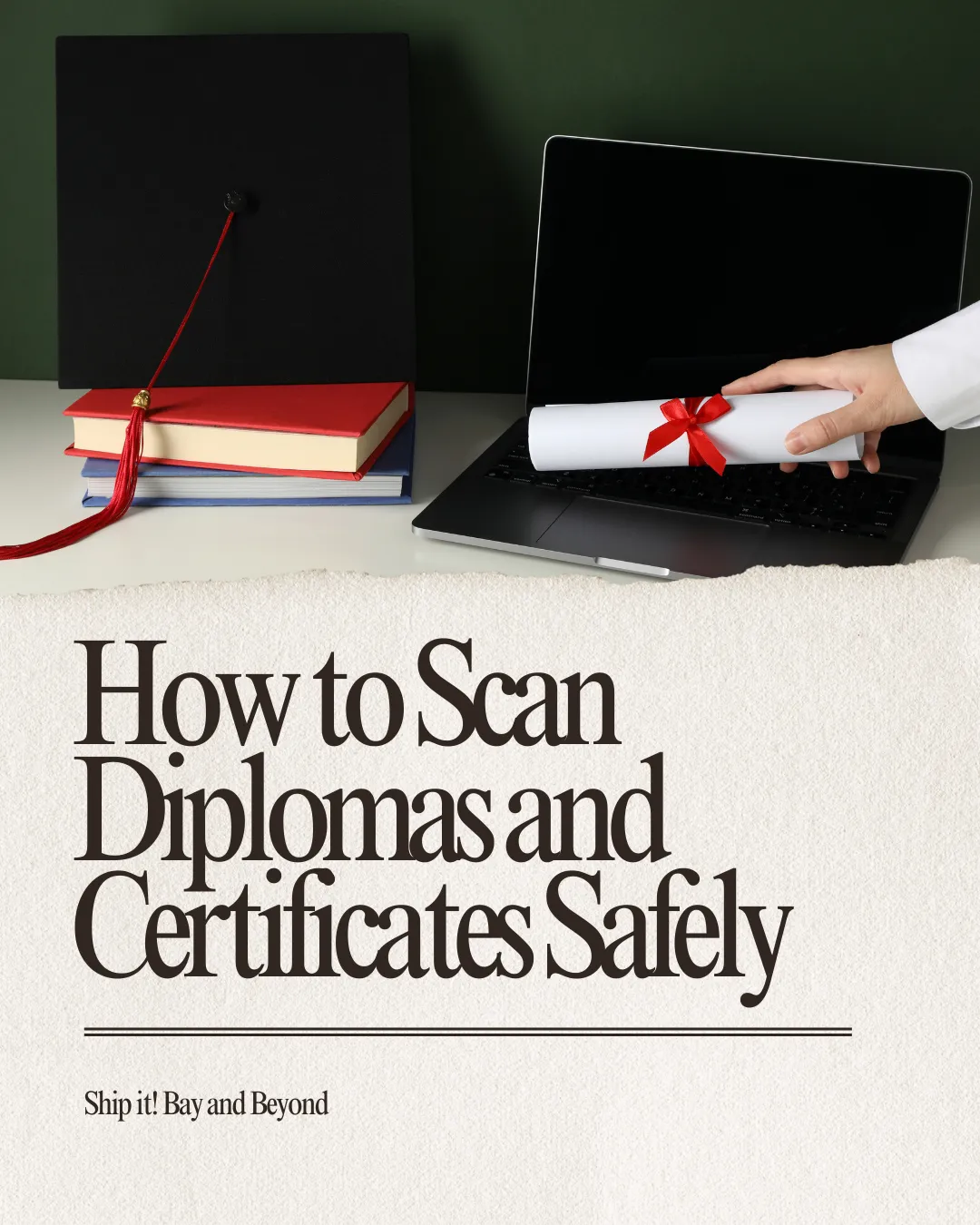 How to Scan Diplomas and Certificates Safely