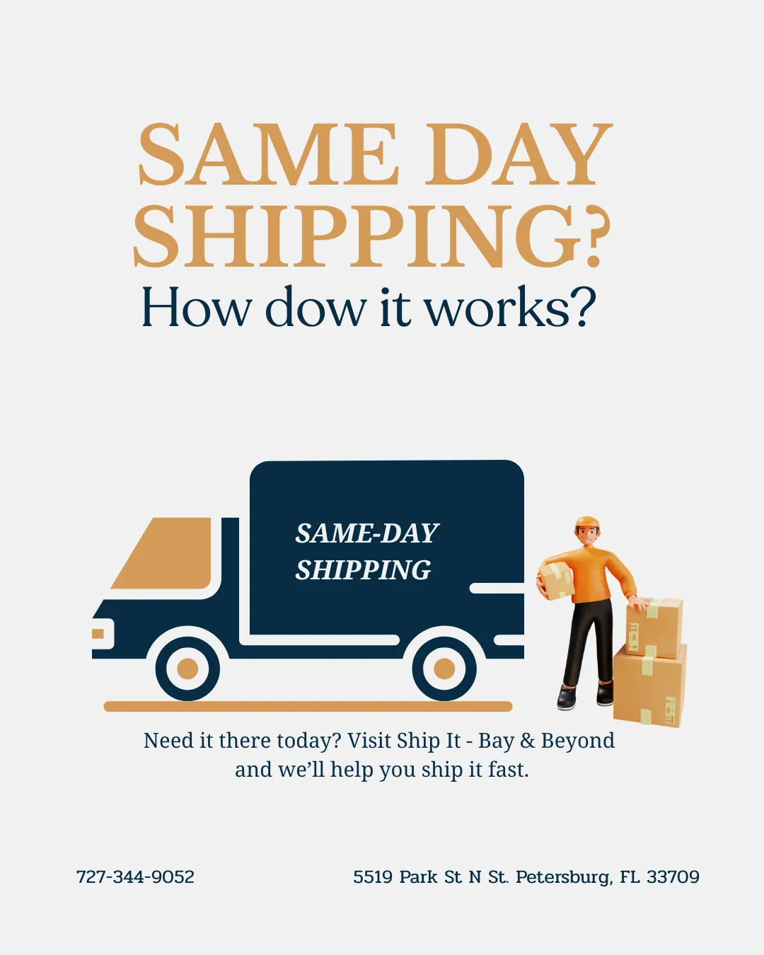 Same-Day Shipping — How Does It Work?