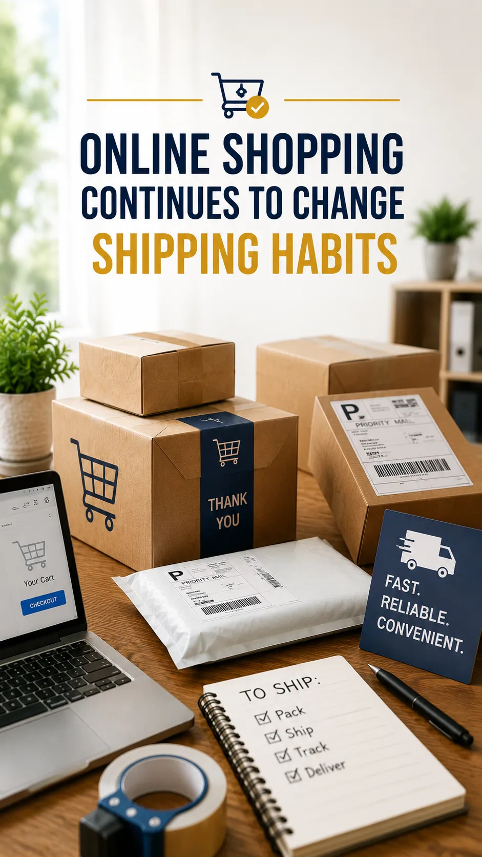 Online Shopping Continues to Change Shipping Habits