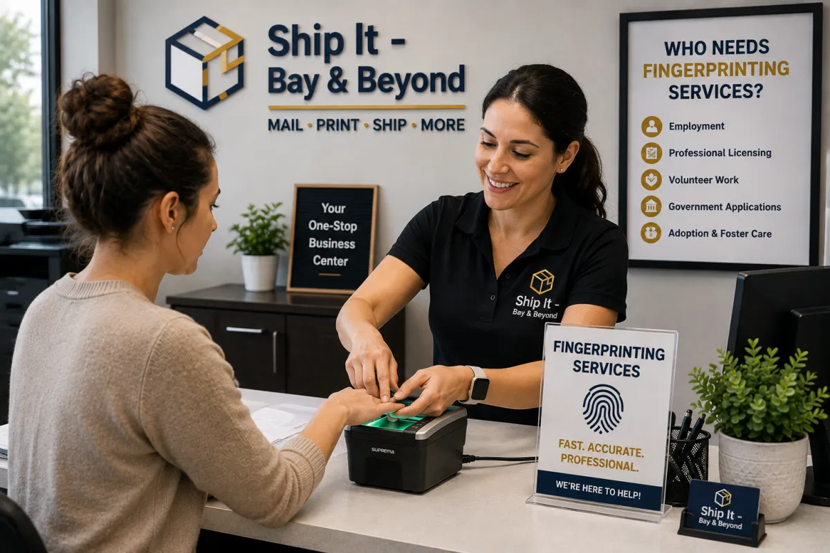 Who Needs Fingerprinting Services? A Complete Guide | Ship It - Bay & Beyond