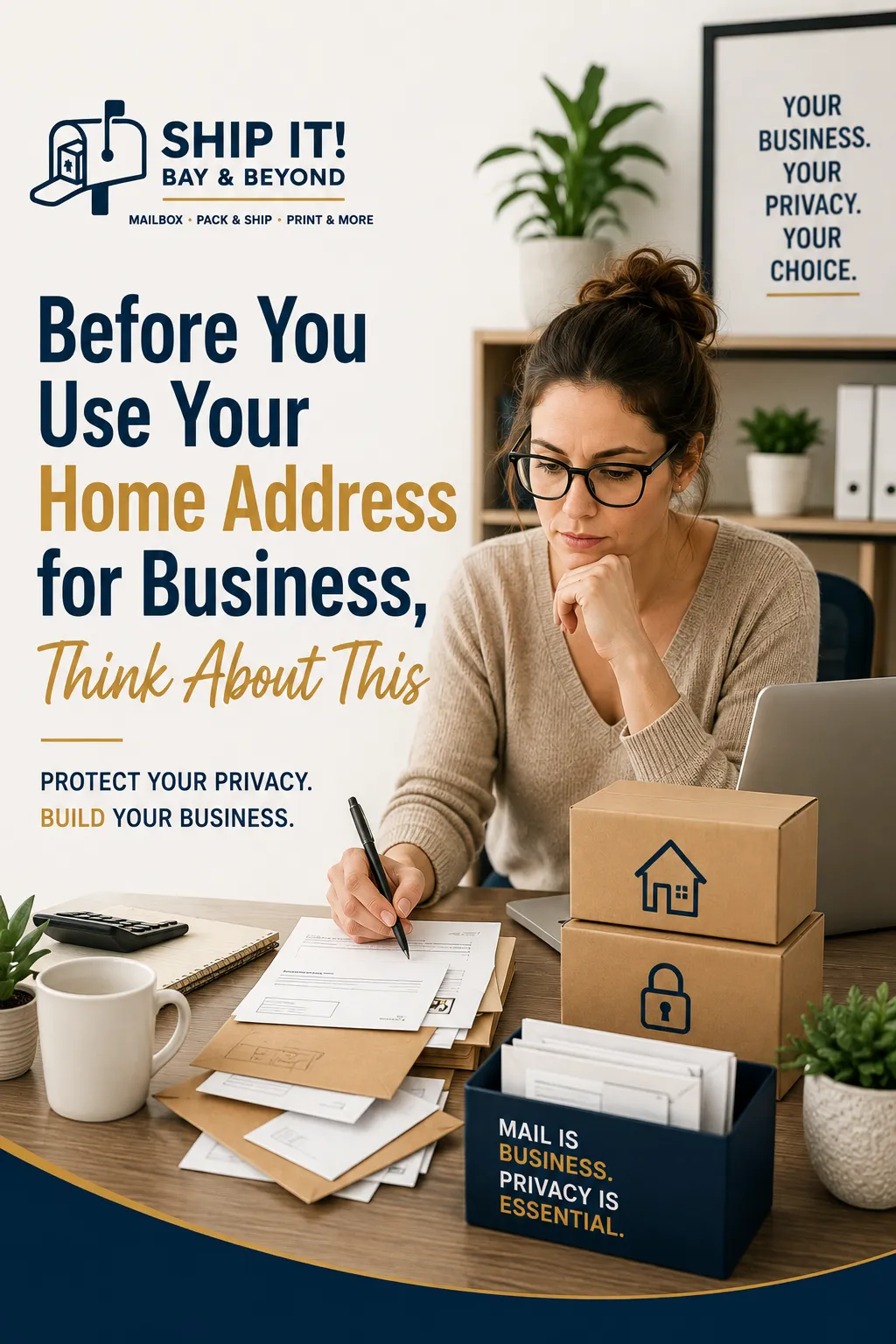 Before You Use Your Home Address for Business, Think About This