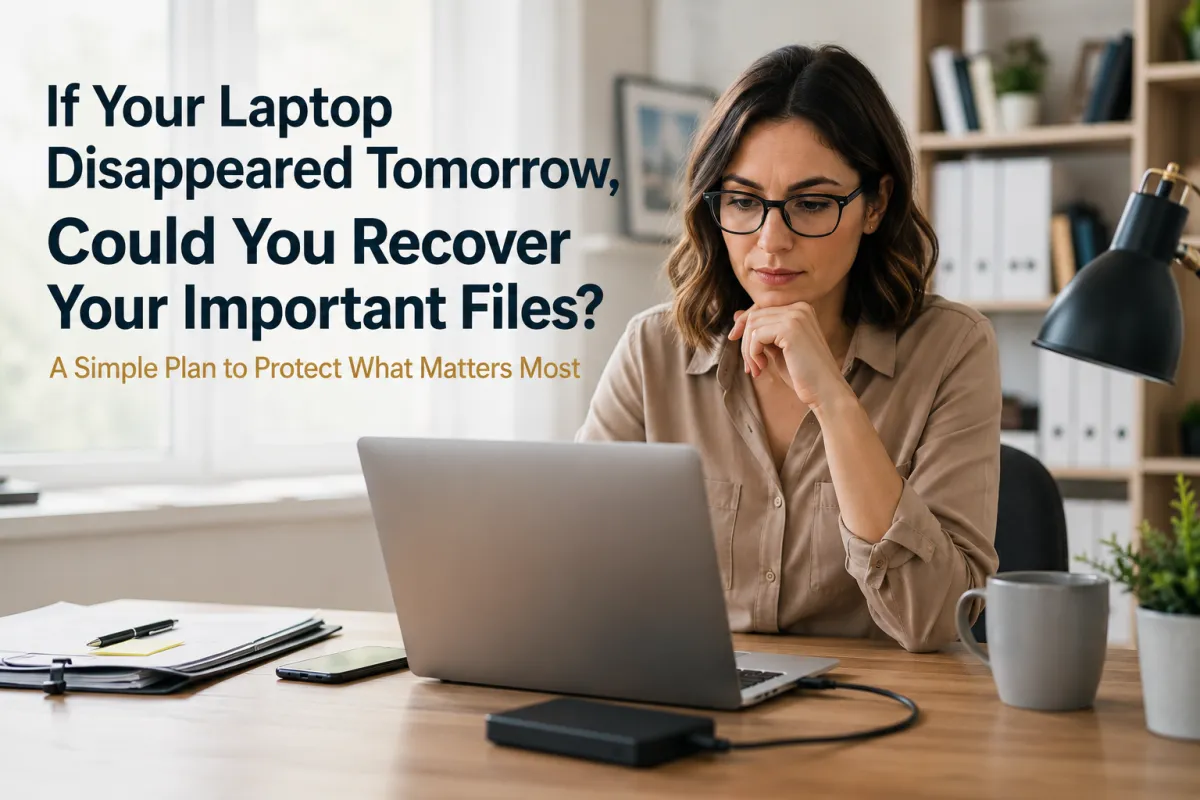 If Your Laptop Disappeared Tomorrow, Could You Recover Your Important Files?