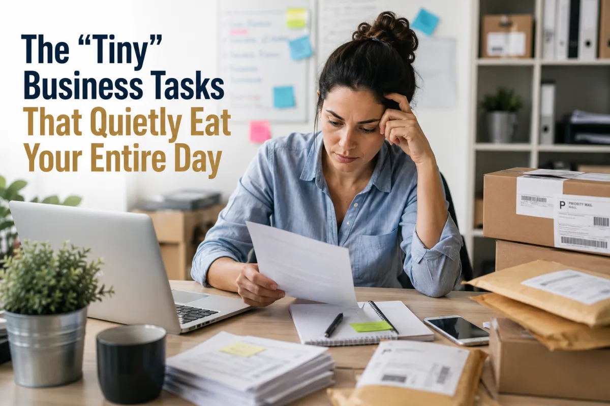 The “Tiny” Business Tasks That Quietly Eat Your Entire Day