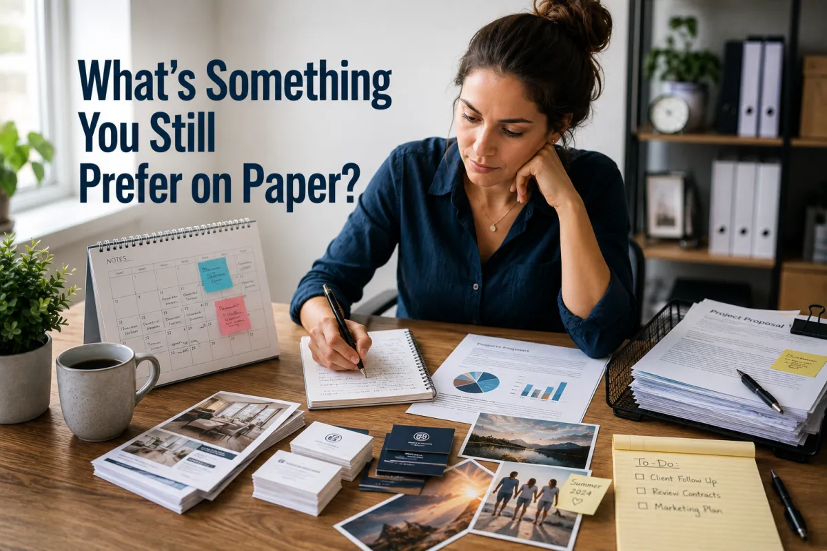 What’s Something You Still Prefer on Paper? Why Print Still Matters in a Digital World