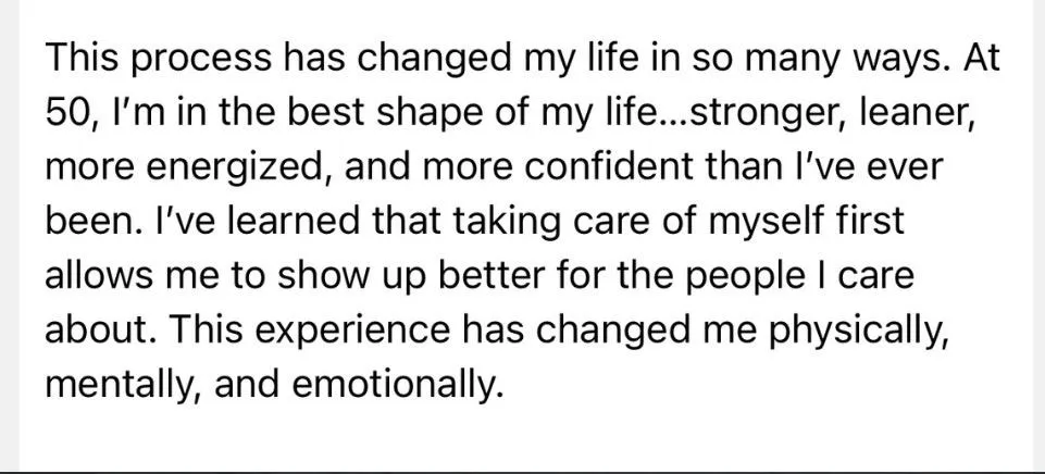 Portal screenshot showing weekly progress timeline