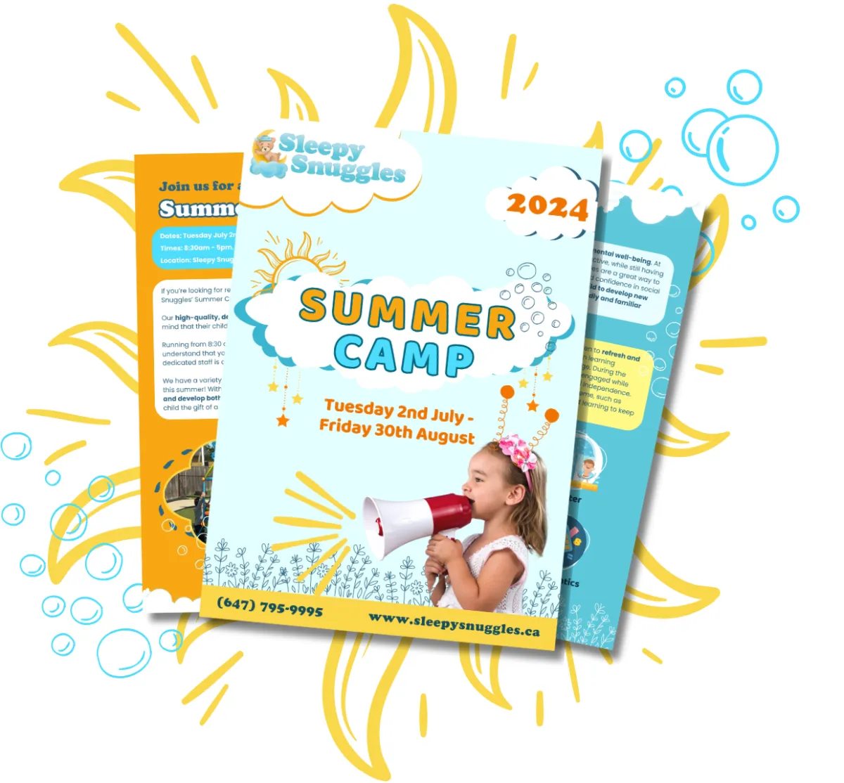 summer camp information sleepy snuggles
