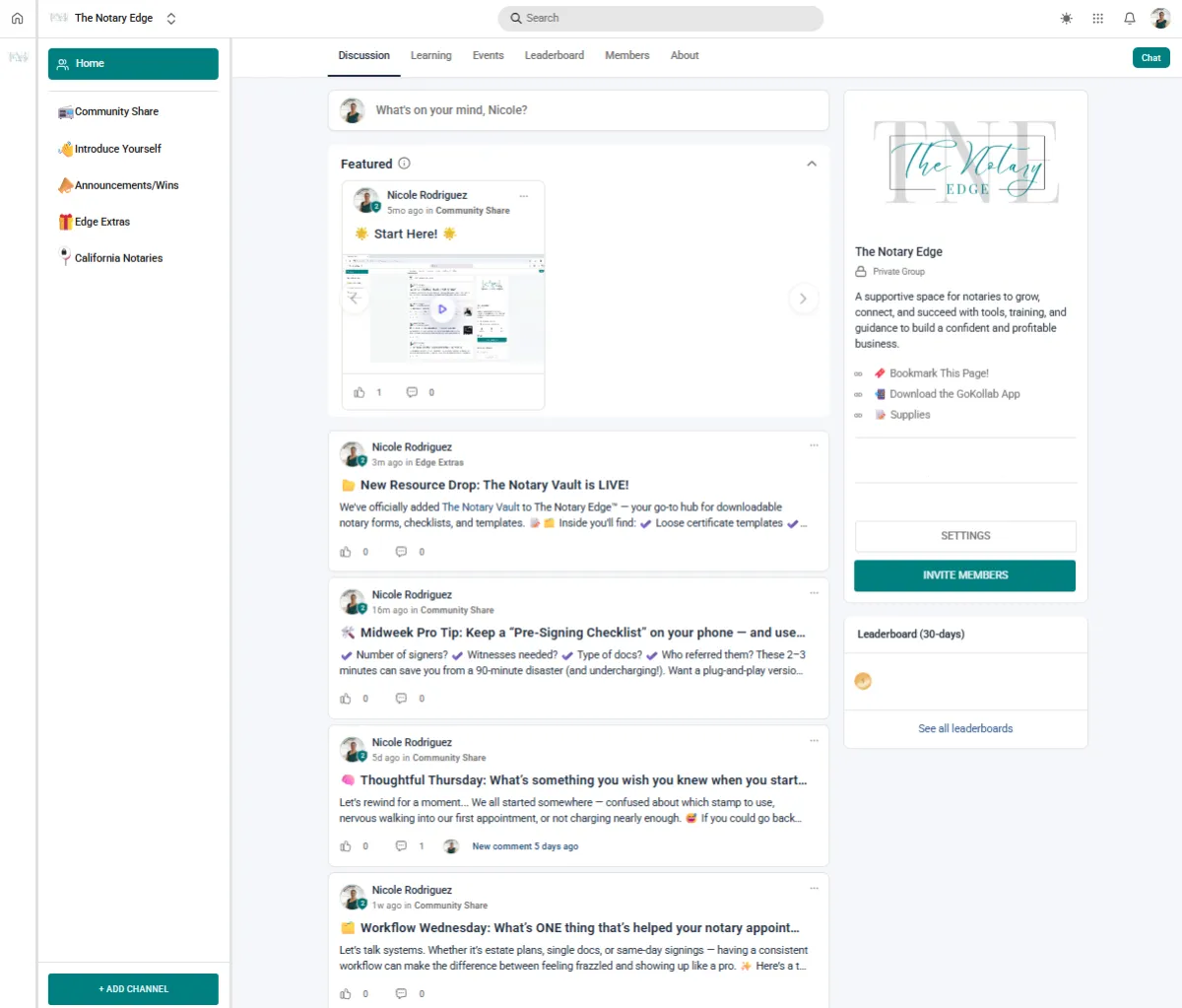 notary training,” “notary community,” “notary business tools,” “mobile notary membership.