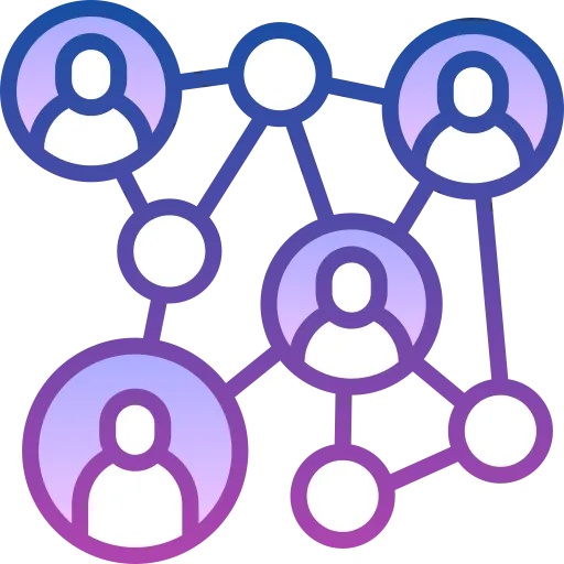 network with the right people on social circle