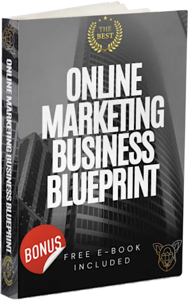 ONLINE MAKETING BUSINESS BLUERINT EXAMPLE MOCKUP OF E-BOOK WHEN CLAIMING FREE MARKETING AUDIT