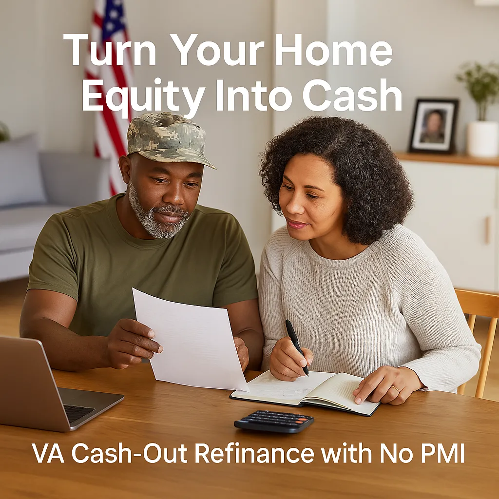 VA Cash-Out Refinance | Tap Your Equity with No PMI in Maryland