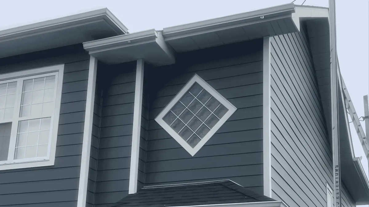 Siding installation on a Calgary residential home