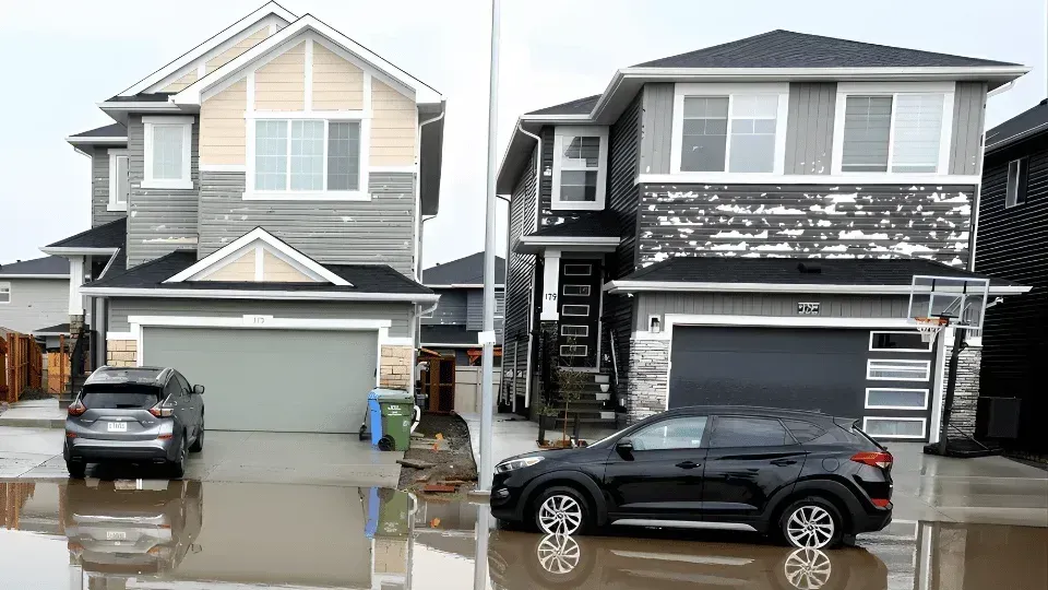 Roof repair service in Calgary after storm damage